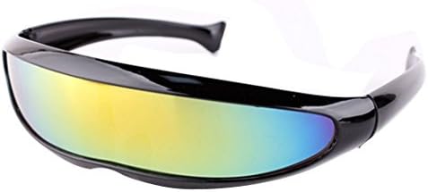 Millya Creative Laser Robots Sunglasses Mercuric Lens Anti-UV 400 Goggles Eyewear
