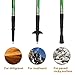 Walking pole Trekking Pole Collapsible Lightweight Shock-Absorbent Carbon Fiber Hiking Walking & Running Sticks with Natural Cork Grips Quick Locks adjustable Full Terrain Accessories and Carry Bags
