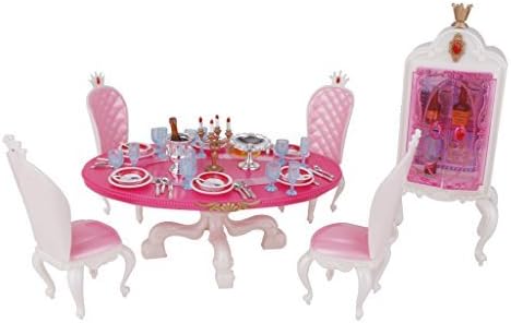[No brand goods] doll cupboard set dollhouse miniature furniture dining table Barbie