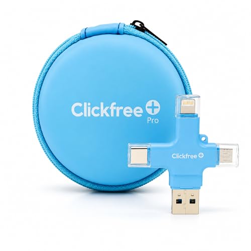 Clickfree Pro 128GB Photo Video Backup Device