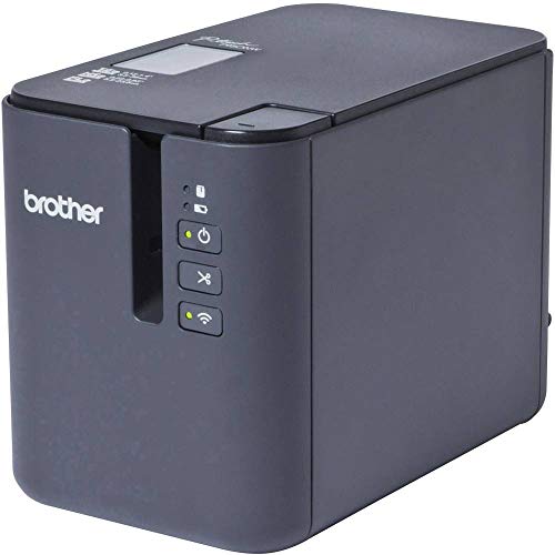 Brother PT950NW. Rotuladora electronica Profesional con conexion a PC, Red Cableada y WiFi para una Mayor flexibilidad. Corte de Cinta automatico y Adaptador CA.