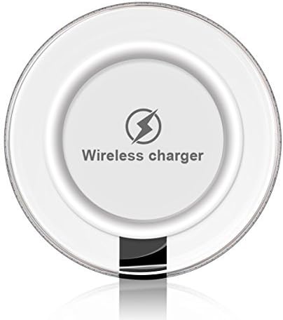 Wireless Charger ,Meskey Crystal Qi Wireless Charging Pad for Samsung Galaxy S7 / S6 / Edge / Plus, Note 5, Nexus, Nokia Lumia 950 XL/920, LG Optimus Vu2, HTC 8X / Droid DNA and all Qi Devices-White