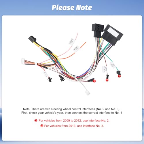 [8 Core 4G+64G] Hikity Car Radio for Ford Fiesta MK6 2009-2016 Wireless Carplay Android Car Android 15 Car Radio 9 Inch Car Stereo with GPS 32EQ WIFI Bluetooth SWC MIC Rear Camera