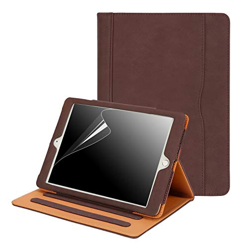 HDE 6th Generation iPad Cases - iPad 2018 Case (9.7 Inch) Cover for Apple iPad 2018 (6th Gen) iPad 2017 (5th Gen) - Brown