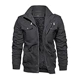 Winter Thicken Fleece Casual Jackets Mens Cotton