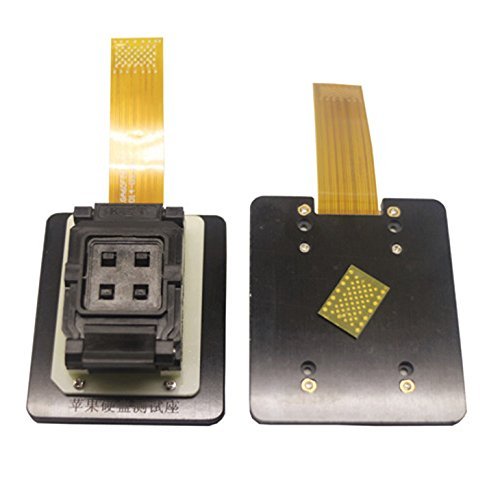 VIPFIX LGA52 LGA60 Hard Disk NAND Test Socket Nand Flash Memory Jig Fixture Adapter for iPhone 6 /6Plus/7/7Plus Repair Tool