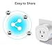 Aigital WiFi Plug Smart Outlet Mini Socket works with Alexa Google Assistant IFTTT,Smart Socket for Voice Control ,Overload Protection and Timer Function,No Hub Required ETL and FCC Listed（2pack）