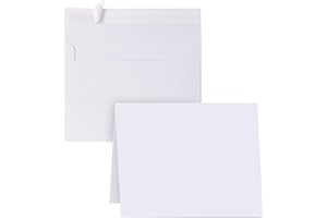 JANVALE Blank Cards and Envelopes 4x6, 30 Pack White Invitation Card Stock with 30 Pack A4 Size, Self-Seal Thank you Blank Greeting Cards with Envelopes for All Occasion DIY, Print custom