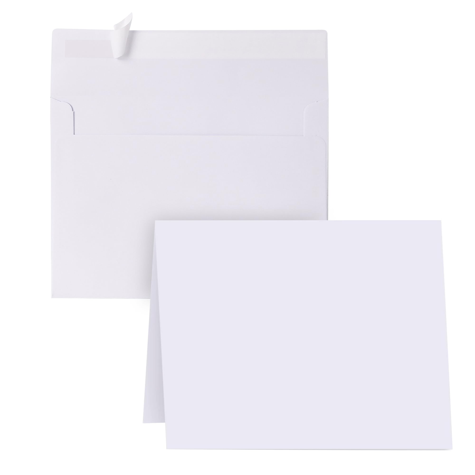 Blank Cards and Envelopes 4x6, 30 Pack White