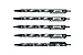 NFL Philadelphia Eagles Disposable Black Ink Click Pens, 5-Pack