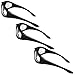 grinderPUNCH 3 Pair Motorcycle Riding Glasses for Half Helmet 3 Pairs Clear Glasses