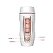 KUUVAL Hand Free Multi-Function Masturbator Fully Automatic Electronic Piston Rechargeable Thrusting Retractable Electronic Male Masturbation Adult Joker Toys Party Birthday Gift 10 Modes (LB001)