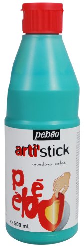 Arti'Stick Repositionable Window Paint 500ml, Dark Green