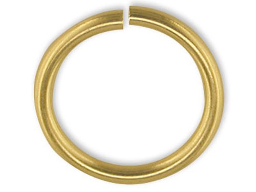 MKCLOCKS 5mm Heavyweight 9ct Yellow Gold Open Jump Ring Pkt 1
