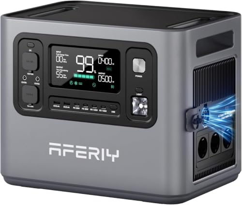 AFERIY 2800W2048Wh Tragbare Powerstation, Erweiterbar auf 10240Wh, Camping