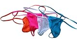 SWIC Men's G String Thong Stretchy Fish Net Bright