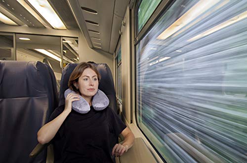 Comfort Master Travel Pillow; Get Wrapped in Extreme Comfort with Firm Durable Memory Foam - Relax and Sleep Soundly while Traveling, in Office, or at Home - Offers Neck Support for Post-Op Patients - Thumbnail 5