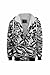 Lee Hanton Men's Full Zip Military Camo Sherpa Lined Fleece Hoodie Sweatshirts