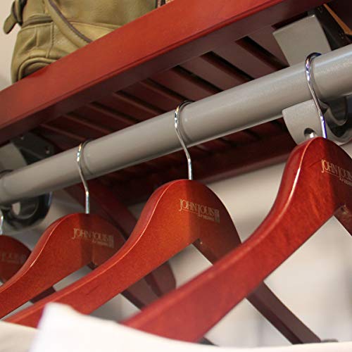 John Louis Home 12in. Deep Solid Wood Closet Organizer with 3 Drawers