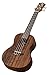 Luna Maluhia Peace Concert Ukulele with Gig Bag, Satin Natural