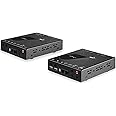 StarTech.com HDMI KVM Extender Over IP - 4K 30Hz HDMI 2.0 & USB Over IP LAN or CAT5e/CAT6 Ethernet (100m/330ft) - Remote KVM Switch/Console Transmitter/Receiver Extender Kit, TAA (SV565HDIP)