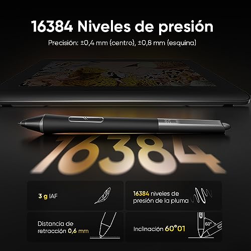 XPPEN Artist Pro 16 Gen2 Graphic Tablet with Screen, Digital Drawing Tablet with Pen 16K Pressure Levels 16 Inches with Wireless Keyboard, Compatible with Windows, Mac, Android, Chrome, Linux