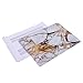 HDE MacBook Air 13 inch Case - Hard Shell Cover Keyboard Skin Fits Previous Generations A1466 A1369 (2008-2017) - White and Gold