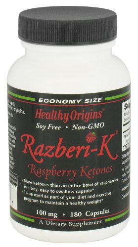 HEALTHY ORIGINS RASPBERRY KETONES,100MG, 180 CAP HEALTHY ORIGINS RASPBERRY KETONES,100MG, 180 CAP