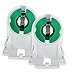 Pack of 20 Non-Shunted T8 Lamp Holder Socket Tombstone for LED Fluorescent Tube Replacements Turn-Type Lamphol
