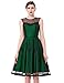 Belle Poque Women Vintage Party Swing Dress Sleeveless BP0112