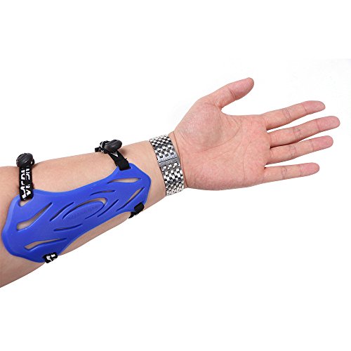 image for Huntingdoor Archery Mini Rubber Arm Guard Elastic 2 Strap Archer Safe 