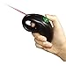 WAWLIVING Wireless Ergonomic Handheld Trackball Mouse with Laser Pointer Left Handed Right Handed DPI Adjustable for Laptop Desktop PC Computer