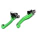 Pivot Brake Clutch Levers for Kawasaki KX65 2000-2015 KX125 2000-2005 KX250 2000-2004 KX250F 2004 Green