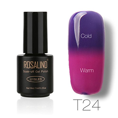 Oksale ROSALIND 7ML Color Changing Gel Nail Polish Nail Art Nail Gel Polish UV LED Gel Polish (TO24) Oksale ROSALIND 7ML Color Changing Gel Nail Polish Nail Art Nail Gel Polish UV LED Gel Polish (TO24)