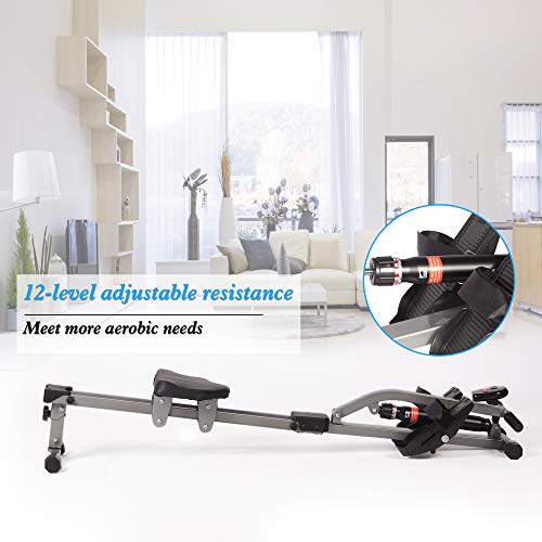 image for Livebest Hydraulic Rowing Machine Full Body Stamina Exercise Power wit