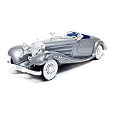 1936 Mercedes Benz 500K Special Roadster 1/18 Dark Blue