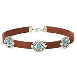 Youngsun Brown Leather Rope Necklaces Goth Fashion Designer Collar Chokers Necklace For Women