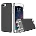 DesignSkin Slider Slim S2 Dual PC Layer Wallet Case with Card Slot for iPhone 7 Plus - Black Titanium