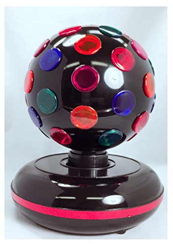 Trisonic Party Time Multi Color 360 Degree Rotating Mirror Disco Light 5" - Thumbnail 2