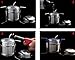 Portable Camping Stoves Alcohol Stoves Stainless Steel Lightweight Set Stove for Backpacking,Camping,Hiking