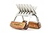 GASTRONOMO Metal Meat Claws With Stainless Steel Bear Shredder Paws for Shredding, Pulling, Handling Chicken, Pulled Pork, Turkey & Brisket - Wooden Handle BBQ Meat Shredders