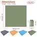 TRIWONDER Waterproof Rain Fly Hammock Camping Shelter Tent Tarp Footprint Sunshade Mat for Hiking Backpacking Beach Picnic