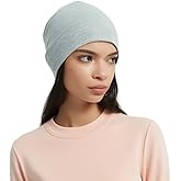 Amradield Faraday Silver Fiber Skull Hat Elasticity Cotton Beanies Slouch Cap Shielding RF Radiation Knit Cap Blocking Signal