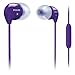 Philips SHE3595PP/28 in-Ear Headset with Mic, Purple