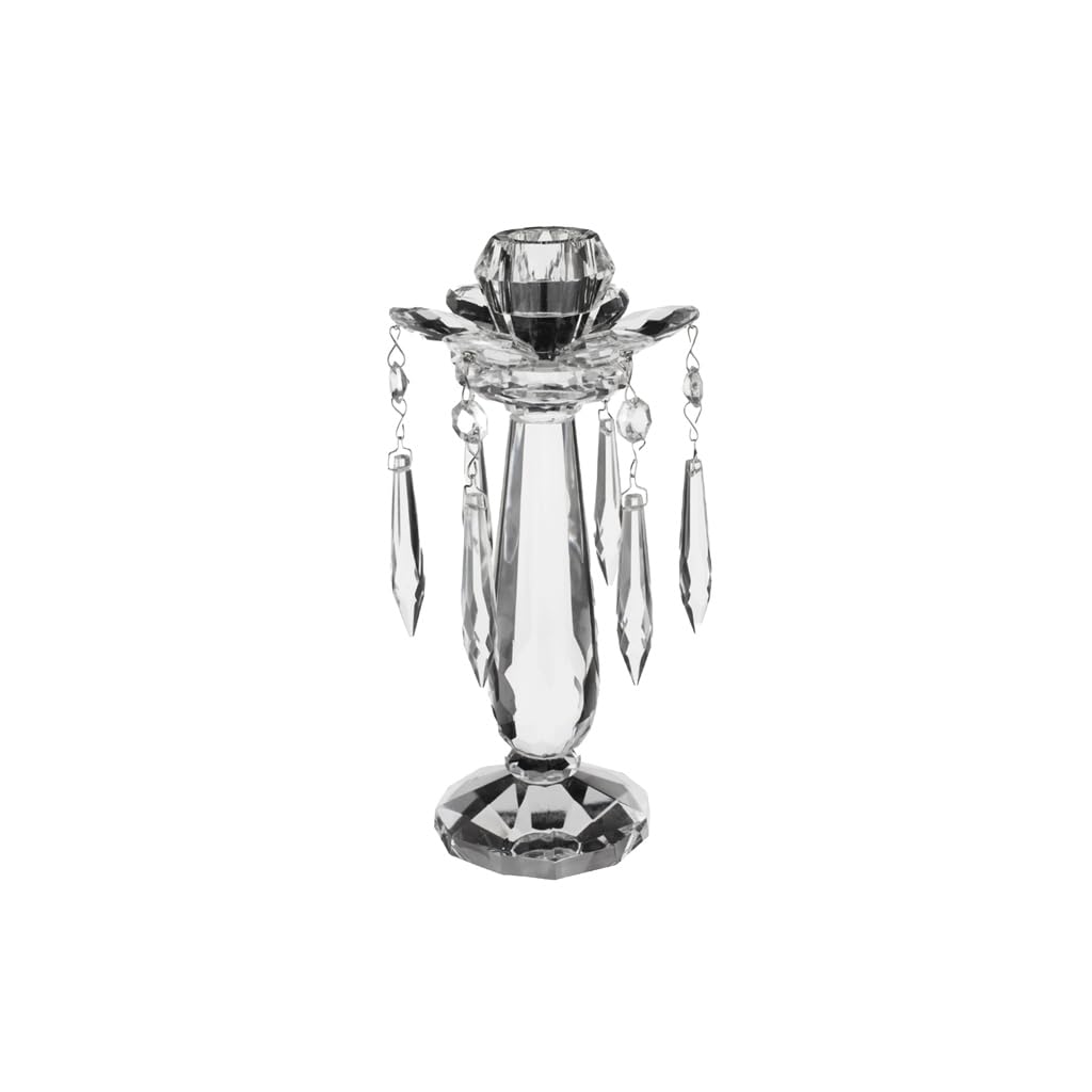 Villeroy & Boch Retro Accessories Small Candlestick, 22 cm, Glass, Transparent