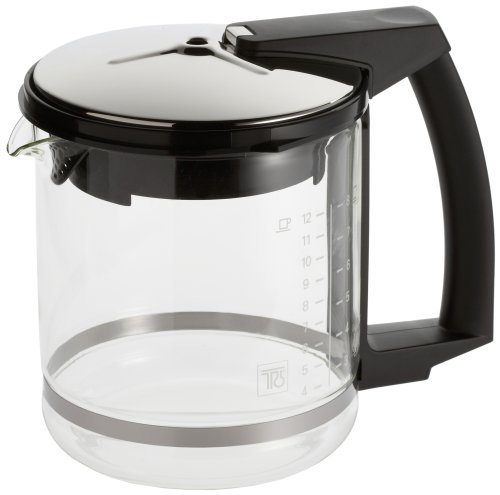 Krups Verseuse En Verre Noire Cafetières Pression T8 F0464210F