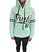Womens Chic Drawstring Long Sleeve Hooded Sweatshirt