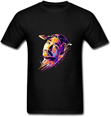Oryxs Men's Rap 2 Pac T-Shirt M Black