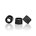 ALWSCI HPLC LC 8-425 Screw Thread Vial Caps, 8 mm, PTFE/Silicone Septa, Black, Polypropylene, 100 pcs/pk