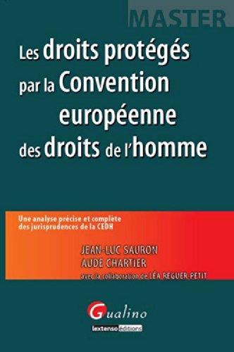 Les  droits protégés par la Convention européenne des droits de l'homme